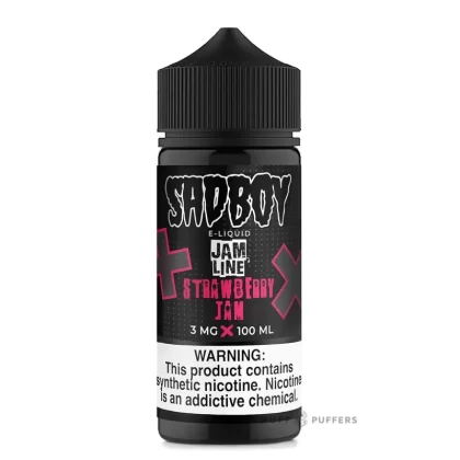 Sadboy Jam Line – Strawberry Jam 100mL - Vape Product, Vape Product