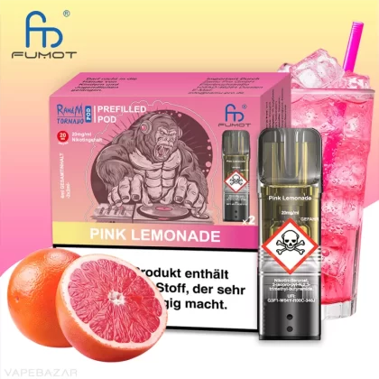RandM Tornado Pods – Pink Lemonade (2er Pack) - RandM / Limonade / ca. 1200 insgesamt / 20mg/ml