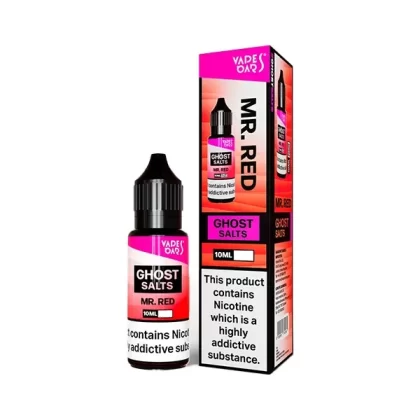 Vapes Bars Ghost Salts Mr Red E Liquid 10ml - Nicotine Strength#20mg>10mg (909046) (909046)