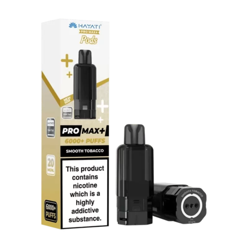 Hayati Pro Max Plus 6000 Prefilled Pod Smooth Tobacco