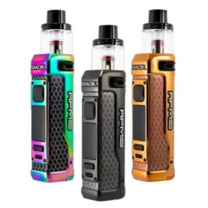 SMOK RPM 100 Vape Kit - Color#Matte Blue>Matte Red>Matte Gunmetal>Matte Gold>7 Color Plating