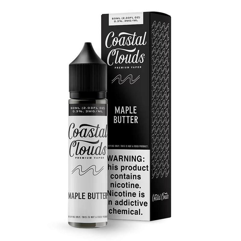 Coastal Clouds - Maple Butter - 60ML E-Liquid - 3MG