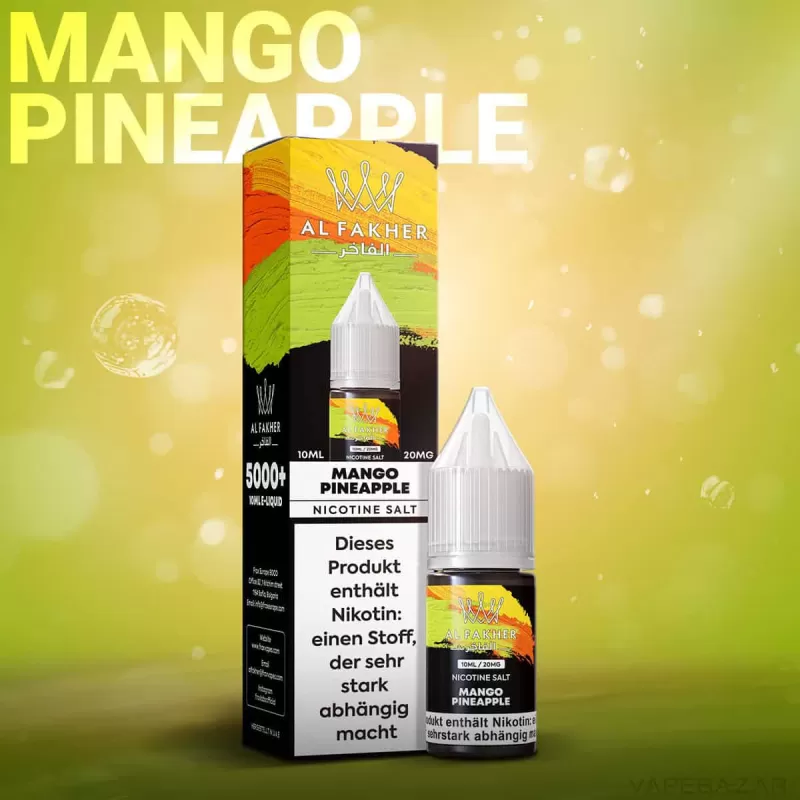 Al Fakher Liquid – Mango Pineapple - 20mg/ml - Image 2