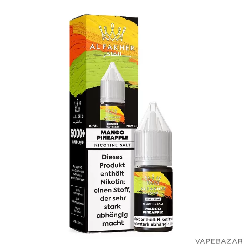 Al Fakher Liquid – Mango Pineapple - 20mg/ml - Image 3