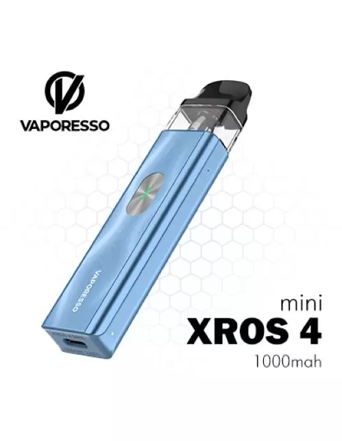 VAPORESSO XROS 4 MINI 1000mAh POD SYSTEM - Ice Blue - Image 3