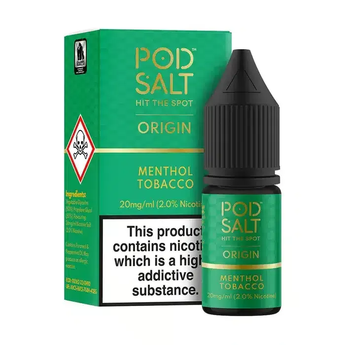 Menthol Tobacco – Pod Salt Nicotine Salt E Liquid – 10ml – TPD - Vapestorm Co
