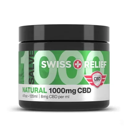 Swiss Relief CBD Salve 2oz or 4oz - choose strain#Eucalyptus>Limonene>Natural~choose size#2oz (500mg)>4oz (1000mg)