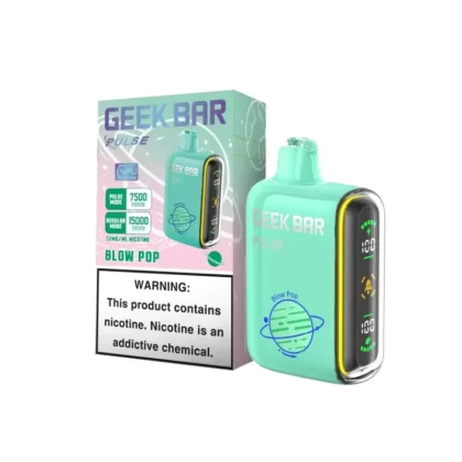 Geek Bar Pulse 15k Disposable (All Flavors) - Flavor#B Burst *New*>Berry Bliss *New*>Black Cherry>Blue Razz Ice>California Cherry *New*>Cherry Bomb>Cool Mint *New*>Crazy Melon>Creamymintz *N (799B81)