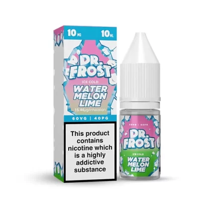 Dr Frost Watermelon Lime Nic Salt E-Liquid - 10 Pack - 10mg