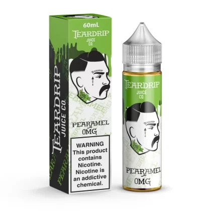 Tear Drip Premium E-Liquid 60ml - Pearamel / 0mg