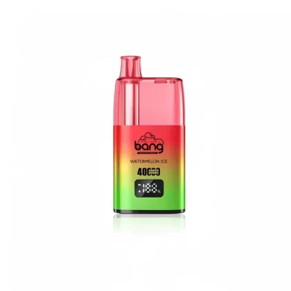 Bang 40000 Puffs Refillable Vape Digital Display Screen - Watermelon Ice, Strawberry Mango; 3-nicotine, 2-nicotine (A9BF09)