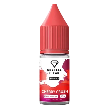 Crystal Clear Cherry Crush Nic Salt Vape juice 10ml