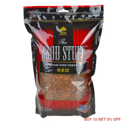 Good Stuff Red Pipe Tobacco 16 oz. Bag - Ejuicewarehouse