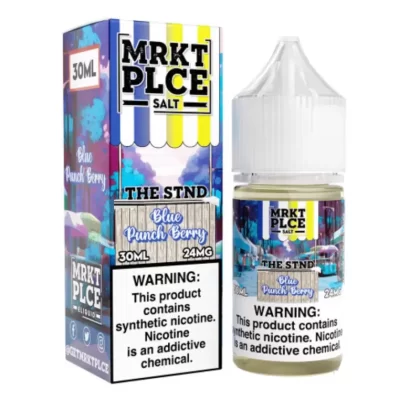 MRKT PLCE Salt Blue Punchberry Vape e-Liquid 30mL - Vape Product (2C6B8E)