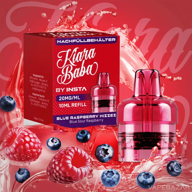 Kiara Baba Vape Pod – Blue Raspberry Kizzez - Blaubeere / Himbeere