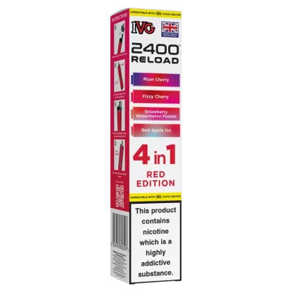Red Edition IVG 2400 Refill Pods - 20mg - Vape Product (B7D276)