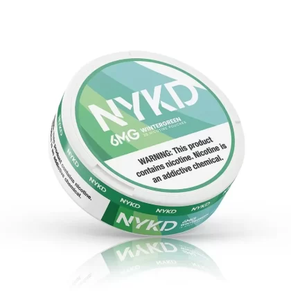 Buy NYKD Wintergreen 6mg Nicotine Pouch Online | Nic Pouch