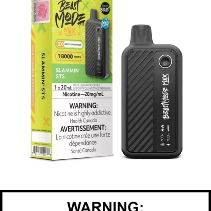 Slammin STS Iced Flavour Beast Beast Mode Max Disposable Vape