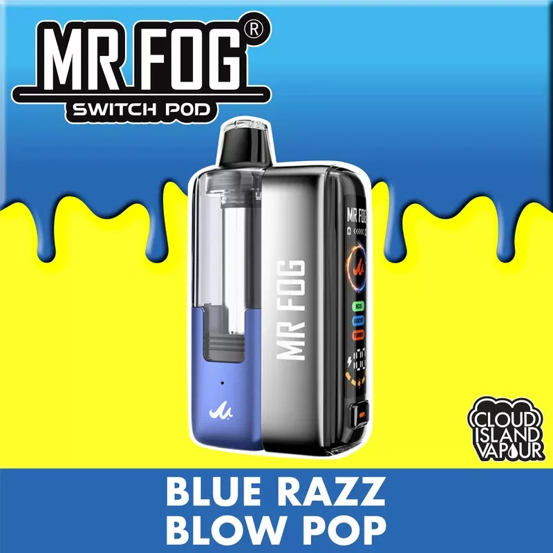 MR FOG SWITCH POD Starter Kit – Blue Razz Blow Pop
