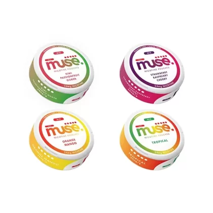 24 mg Muse Nikotinbeutel – 20 praktische tabakfreie Beutel