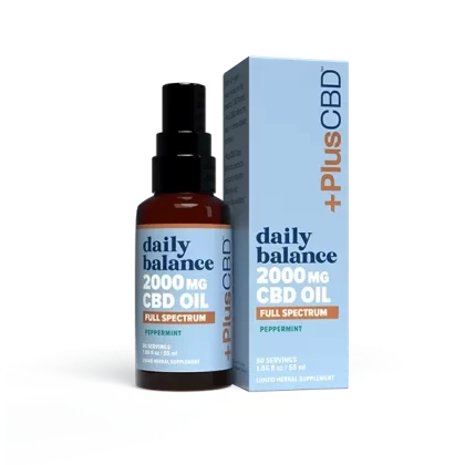 PlusCBD CBD OIL 2000MG 1.86OZ PEPPERMINT