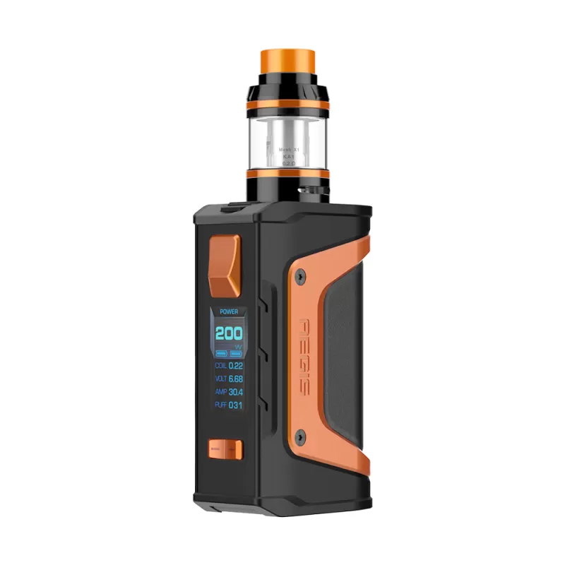 GeekVape Aegis Legend 200W TC Kit with Aero Mesh Tank - Stealth Black - Image 3