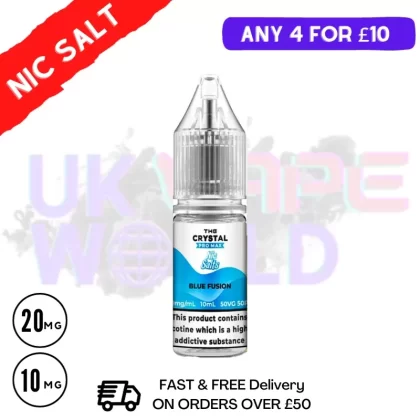 Blue Fusion Nic Salt E-Liquid Hayati Crystal Pro Max