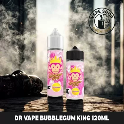 Dr Vape Bubblegum King 120ml 3mg E-Liquid Buy in Dubai UAE - Banana Ice, Bubblegum Original (9F8196)