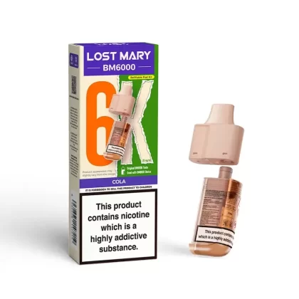 Lost Mary BM6000 Prefilled Pod Cola - Vape Store