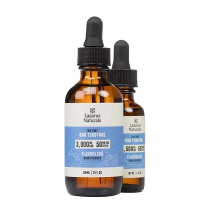 Lazarus Naturals – THC Free High Potency CBD Tincture – Flavorless