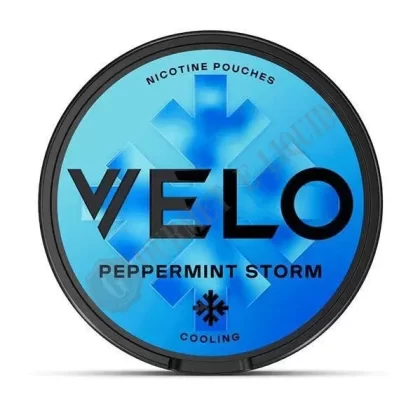 VELO Peppermint Storm Nicotine Pouches - Nicotine Strength#12mg>14mg