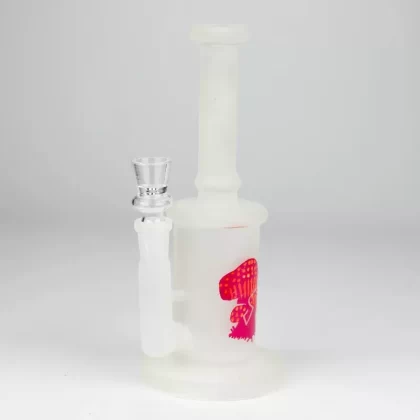 8′ Glow In The Dark Mushroom Glass Bong - Ecigdepot