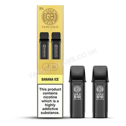 Gold Bar Reload Banana Ice Prefilled Pod - Vapestreams Co