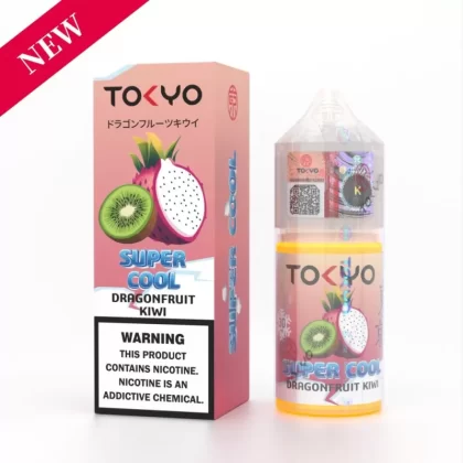 Tokyo Super Cool – Dragonfruit Kiwi 30ml (35/50 mg) - Vapebar Pk