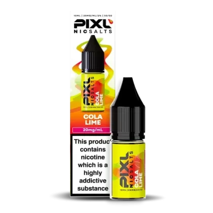 Cola Lime PIXL Nic Salt E-Liquid – 10mg & 20mg | 10ml Bottle | 5 or 10 Pack Options