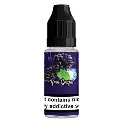 QuitterZ Kool Grape 10ml e liquid High PG 70Pg 30Vg