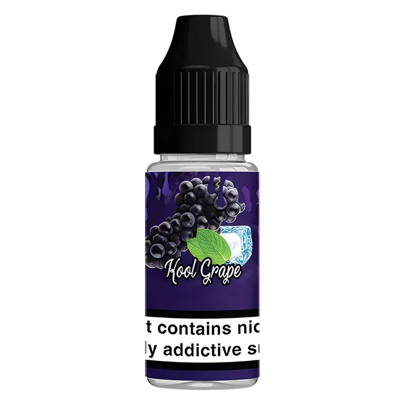 QuitterZ Kool Grape 10ml e liquid High PG 70Pg 30Vg