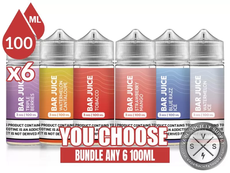 Bar Juice Bundle 6x100ml (600ml)