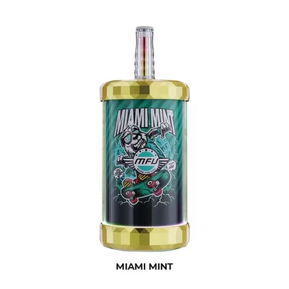 MFU SHISHA X3 Hookah Disposable (150,000 Puffs) - FLAVORS#Blackcurrant Mint>Blueberry Lemon>Cola Lemon>Double Apple>Fcuking Fab>Gum Mint>Love 66>Mango Pineapple>Miami Mint>Peach Ice>Pineappl