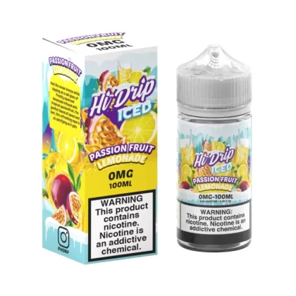Hi Drip Iced Passion Fruit Lemonade 100ml E-Juice - Ecigmafia