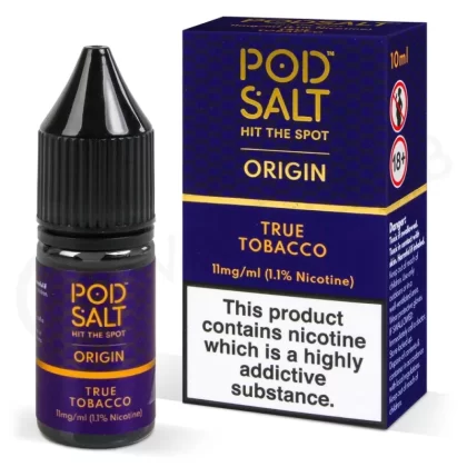 POD SALT Origin Salt Nic 20mg E-Liquid Vape in Dubai - CUBAN CREME, LIQUORICE TOBACCO