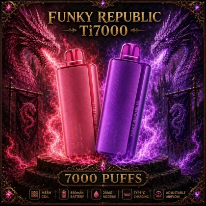 Funky Republic Ti7000 - Peach Mango Watermelon