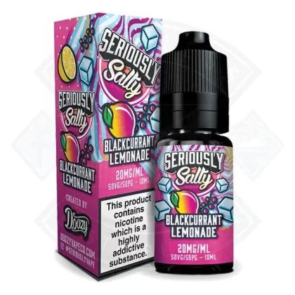 Doozy Vape Seriously Salty Blackcurrant Lemonade 10ml