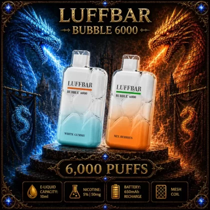 LUFFBAR Bubble 6000 - Cool Mint - Vapeciga