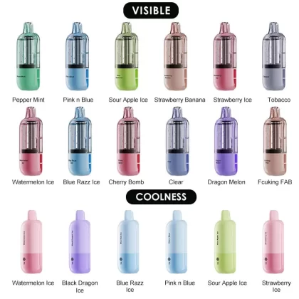 Nexa FLEX Disposable Pod Cartridge 18ml (Visible Version: 35K Puffs; Coolness Version: 25K Puffs) - Strawberry Ice (Coolness Version) / 50mg / 1pc / CN-SZ
