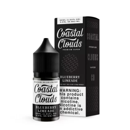 Coastal Clouds Blueberry Limeade 30ml Nic Salt Vape Juice - Eightvape