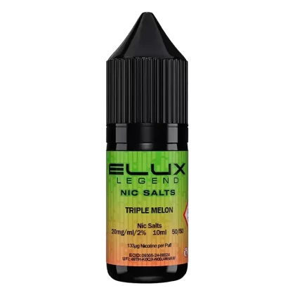 Elux Triple Melon Nic Salt Vape Juice 10ml