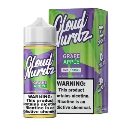 Grape Apple E-Liquid by Cloud Nurdz - Size#100ml~Nicotine#0MG>3MG>6MG