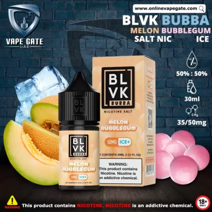 MELON BUBBLEGUM ICE - BLVK BUBBA SALTS - 30ML