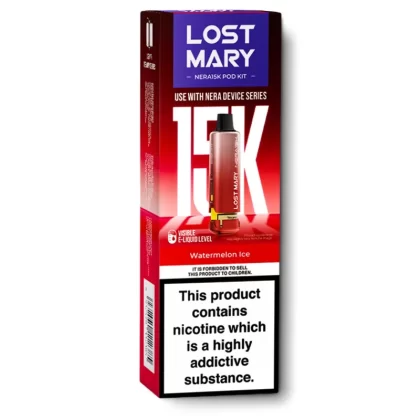 Watermelon Ice Nera 15K Refill Pods by Lost Mary - 20 mg/ml